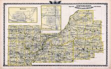 Shuyler, Mason, Brown, Cass and Menard Counties Map, Havana, Clinton - City